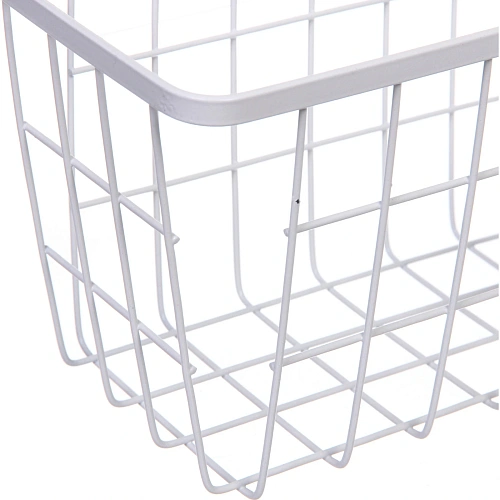 Корзина металлическая универсальная ФАРГО, цвет белый, 291213см (лейбл)_5