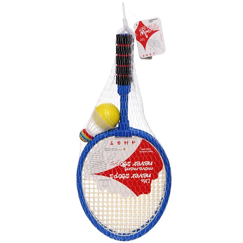 Теннис пляжный в наборе BT-899-1 2 ракетки 4721 см, мячик, волан_11