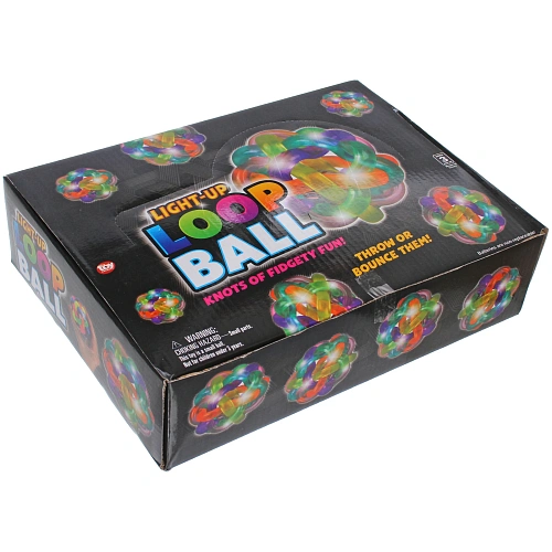 Мяч 6 см Клубок попрыгун, с подсветкой_3