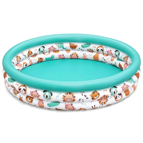 Бассейн надувной круглый 122*25 см Safari Pals Kiddie Pool Bestway (51226)