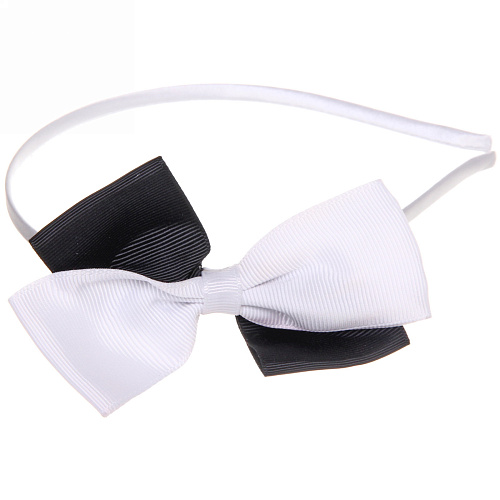 Ободок для волос детский на блистере Rapunzel, двухцветный, микс 6 цветов, 0,5см_7