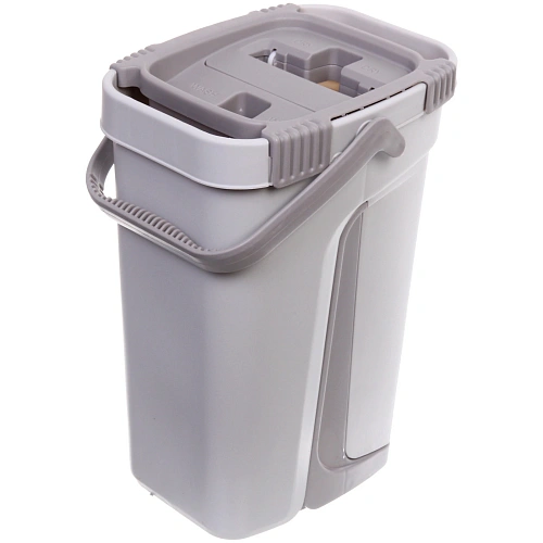 Набор для уборки Селфи Спарклин (ведро с отжимом, швабра, две насадки) в цветной коробке ZY021_5