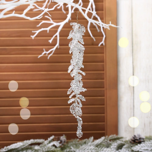 Подвеска "Изящные переливы" 30 см, Прозрачный