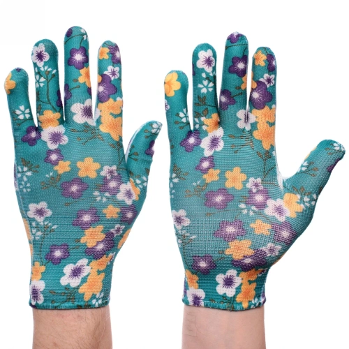 Перчатки нейлоновые "Лайт-Флора" 8 р-р набор 5 пар