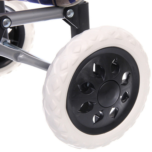 Тележка хозяйственная с сумкой (933326см, колеса 16см,грузоподъемность до 30 кг) синяя SYD-016_13