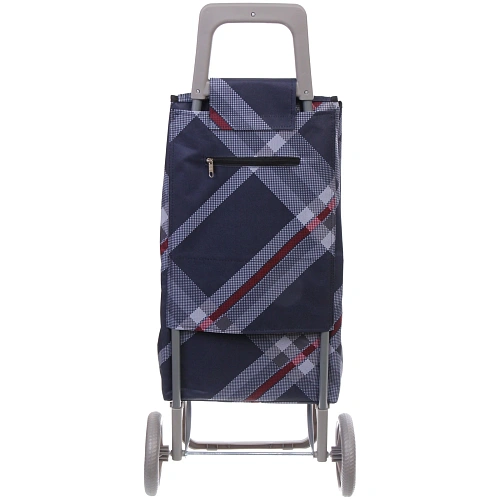 Тележка хозяйственная с сумкой (934030см, колеса 15см,грузоподъемность до 40 кг) синяя_19