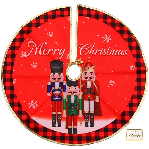 Коврик под елку 60 см "Щелкунчик"