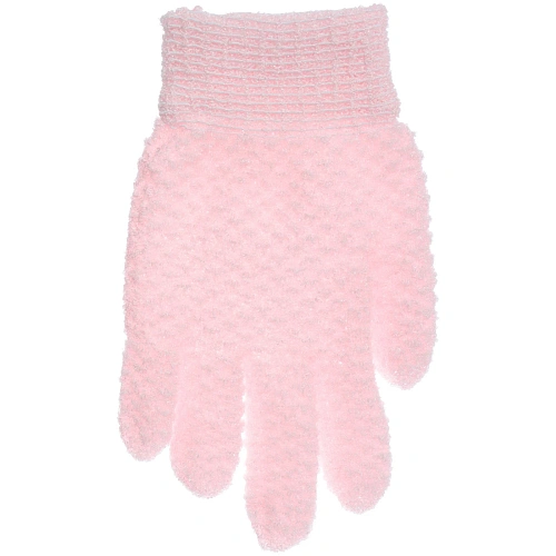 Мочалка - перчатка массажная  Premium - PASTERA, цвет нежно-розовый, 1912см  (ZIPпакет)_4