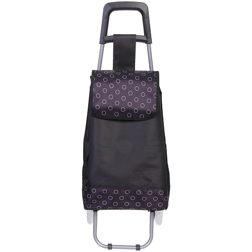 Тележка хозяйственная с сумкой (923327см, колеса 16см,грузоподъемность до 30 кг) черная DC308AG_4