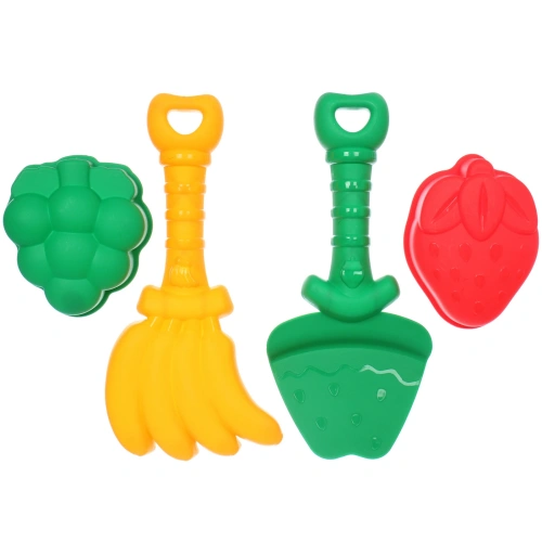 Набор для игры в песочнице "Фрукты", 20*11 см, 4 предмета