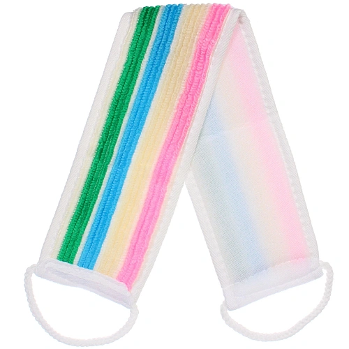 Мочалка для тела ULTRAMARINE VOLNA, комбинированная, цвет как на фото, 5910см (зип пакет и наклейка Ultramarine)✦_14