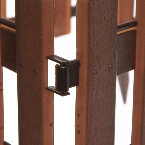 Садовое ограждение Классика (набор 4 шт) (1 секция 4029 см), Коричневый_6