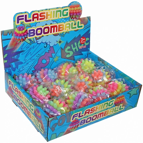 Мяч 5,5 см Ёжик попрыгун, с подсветкой_7