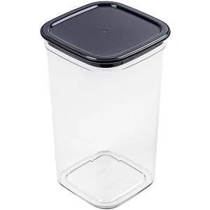 Контейнер для сыпучих продуктов 1,3л "Смарт" чернильно-серый С414ЧСЕР