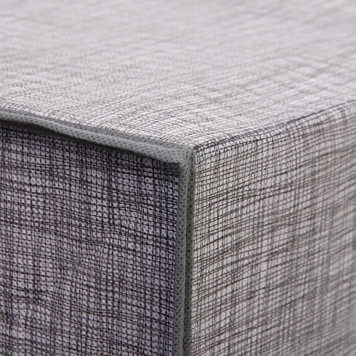 Короб - органайзер складной для хранения вещей ЭФОЛТ, цвет пыльно - серый, 282828см✦_7