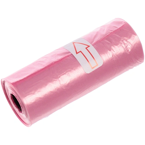 Контейнер с пакетами для уборки за собакой с карабином, розовый цвет  Ultramarine_5