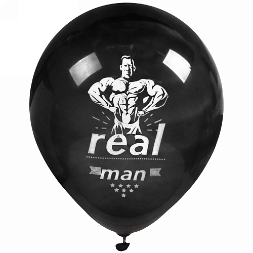Воздушные шары  50 шт, 1025см Real MAN, (микс)_5