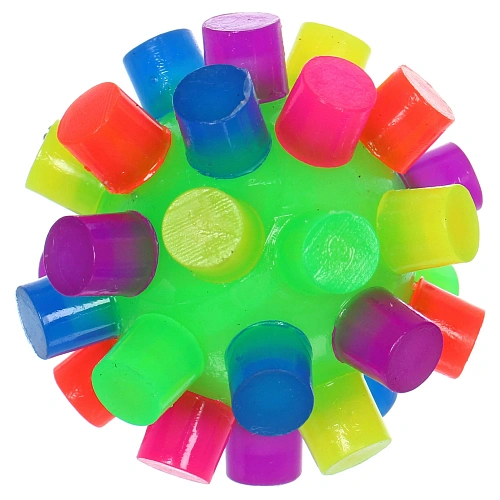 Мяч 6 см Яркое веселье попрыгун, с подсветкой_12