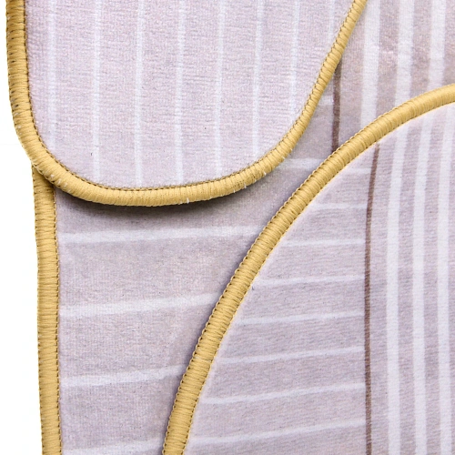 Набор для ванной и туалета 3 пр Элара ( 2 коврика 5080+5040, 1 чехол на крышку унитаза)_6