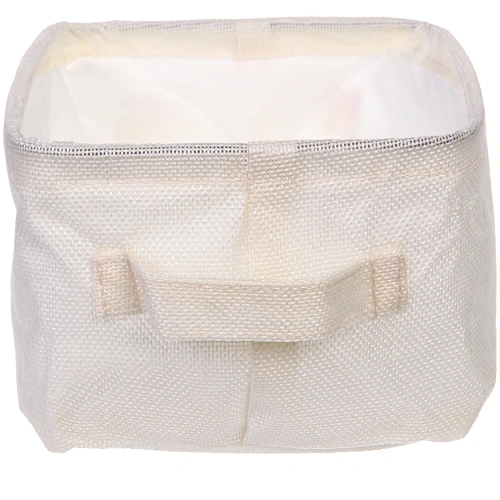 Коробка для хранения вещей с ручками ВЕСТА, цвет слоновая кость, 201612см_5