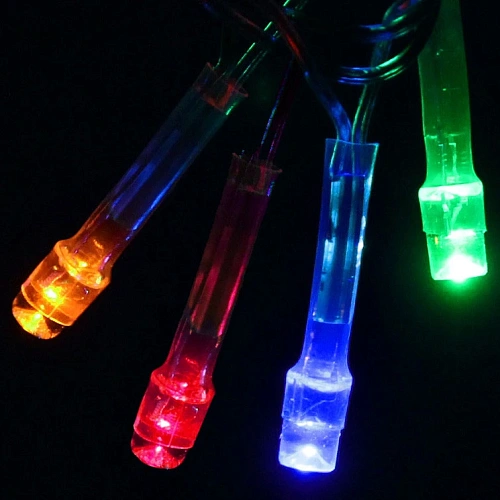 Гирлянда для дома с USB-зарядкой 5м 50 ламп LED, прозрачпровод, Мультицвет_45
