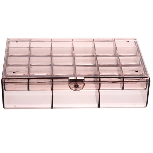 Органайзер для хранения ТАРТИ ТАН, цвет прозрачный, два отделения1318555см (упаковка коробка)_8