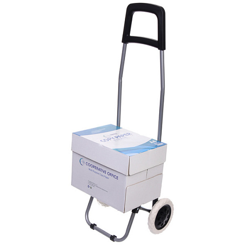 Тележка хозяйственная с сумкой (933326см, колеса 16см,грузоподъемность до 30 кг) синяя SYD-016_16