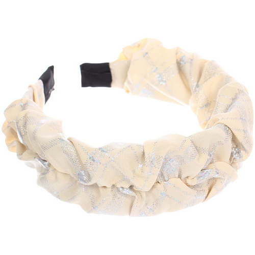 Ободок для волос МАРЦИПАН, данти, ширина 3см, микс 6 цветов _3