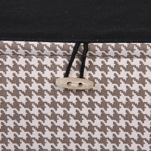 Коробка для хранения с крышкой ЭЛИНТ, цвет пастельно серый, 403025см (лейбл Селфи)_7