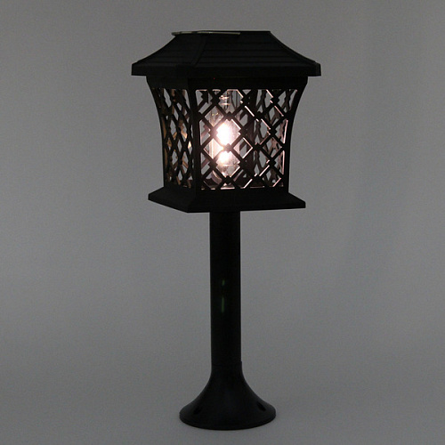 Фонарь садовый Винтаж 121213,5 см (h=60 см) на солнечной батарее (универсальный), тёплый белый_6