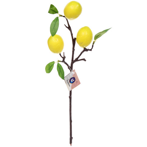 Муляж Ветка лимонов 40см_3
