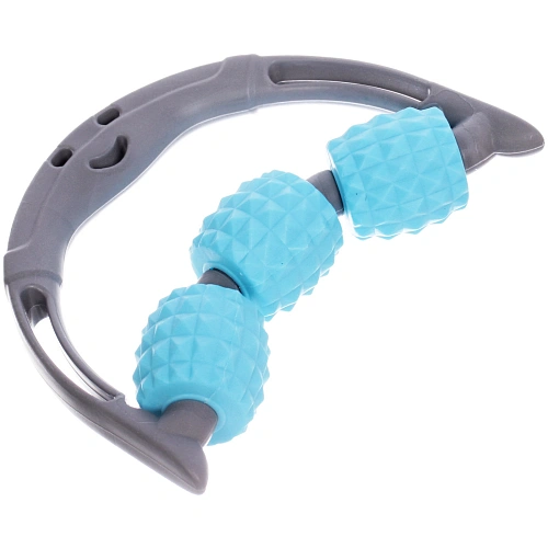 Массажер для тела роликовый Universal 3 ролика, 15133,5 см, голубой_8