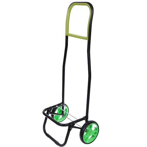 Тележка хозяйственная с сумкой (932538см, колеса 16см,грузоподъемность до 30 кг) салатовая DC307_9