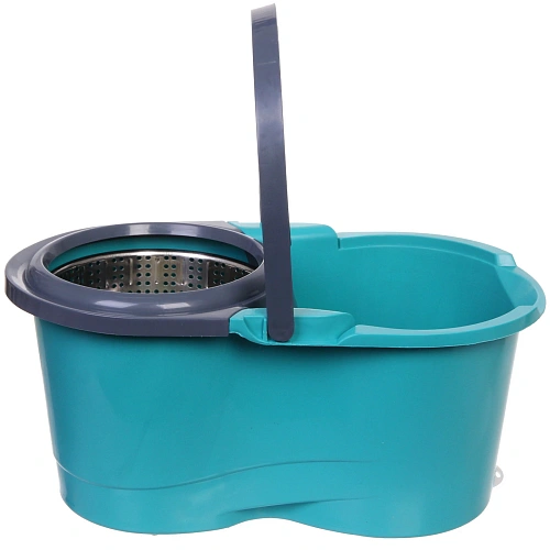 Набор для уборки Селфи Юла (ведро с отжимом, швабра, две насадки) в цветной коробке_17