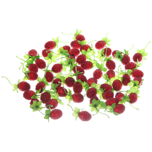 Муляж Ягодки красные 50шт в сетке_2