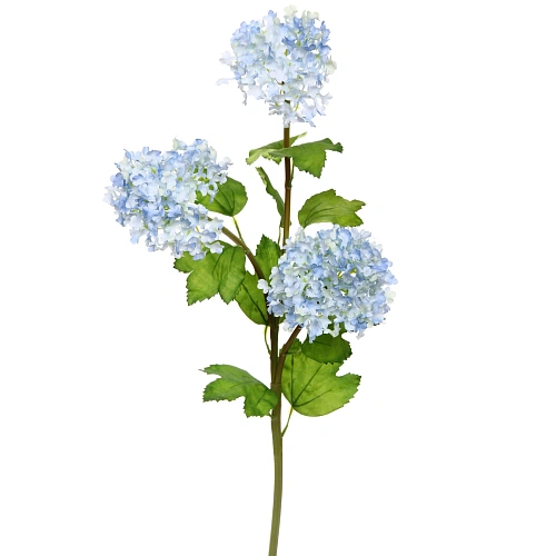 Цветок искусственный "Natur" 65см Гортензия голубая