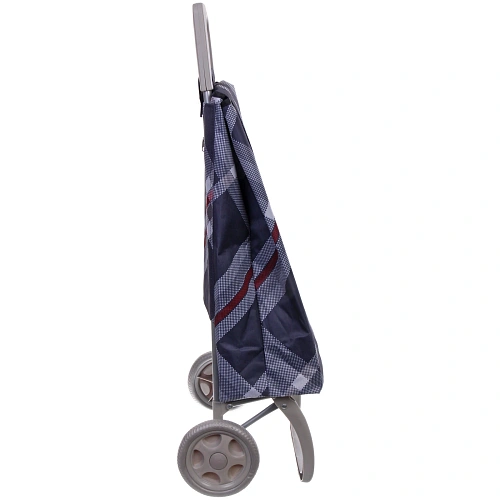 Тележка хозяйственная с сумкой (934030см, колеса 15см,грузоподъемность до 40 кг) синяя_17