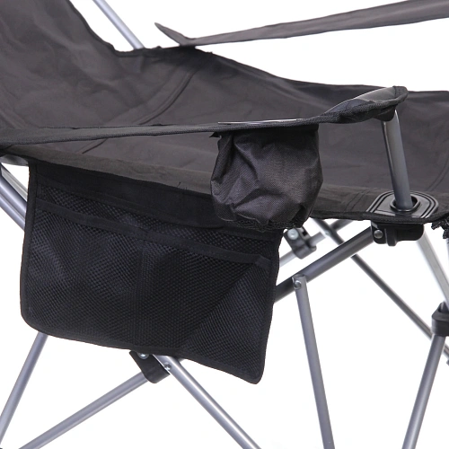 Кресло складное 2 в 1 до 100 кг DC-8077, 835511085 см, цвет чёрный, Турист Мастер_19