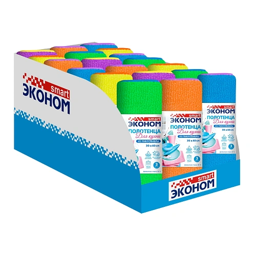 Микрофибра полотенца Эконом smart 30х40 8020 №3_2