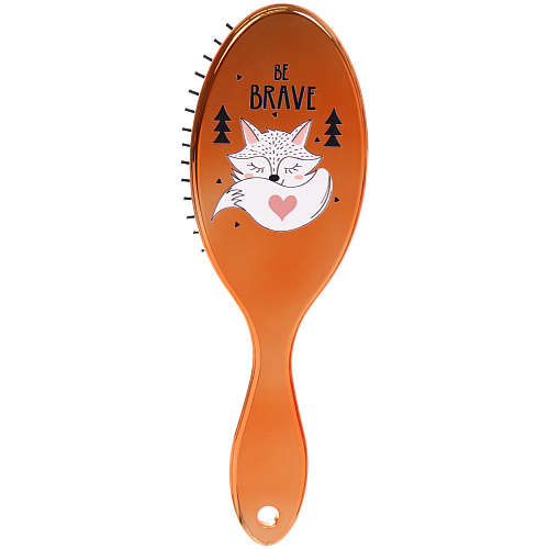 Расческа массажная зеркальная Animals, милые зверятки, микс 4 цвета, 722 см (блистер Ultramarine)_9