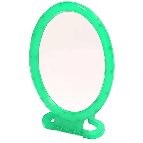 Зеркало настольное в пластиковой оправе Практик овал, подвесное 1713см_5