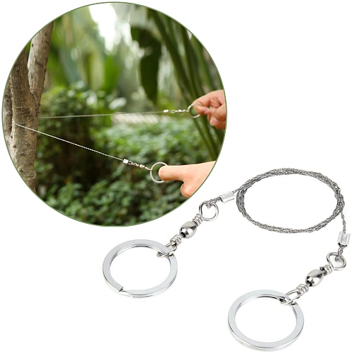 Походная стальная проволочная пила 70см.