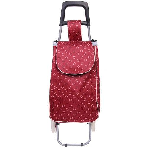 Тележка хозяйственная с сумкой (923327см, колеса 16см,грузоподъемность до 30 кг) бордо DC308AG3_3