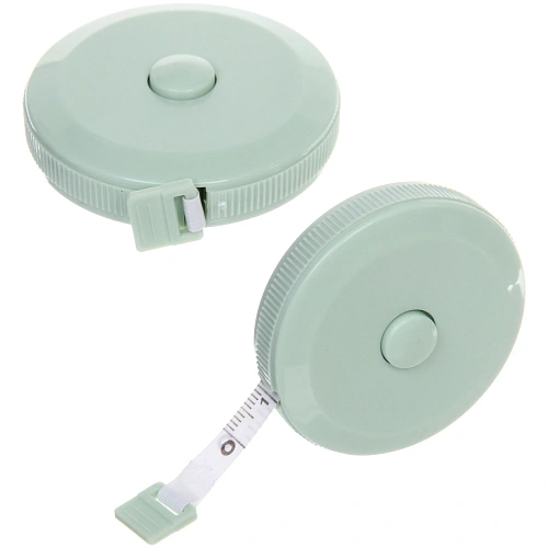 Рулетка измерительная сантиметровая "Лекало", цвет мятный, d5см