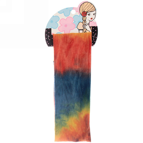 Повязка на голову Britney Room, принт май-тай, микс 6 цветов, 207см_4