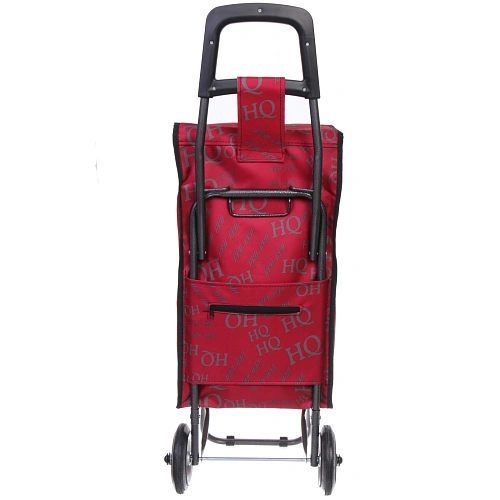 Тележка хозяйственная с сумкой (933326см, колеса 14 см, грузоподъемность до 25 кг) бордова SYD-007_6