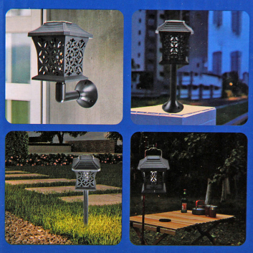 Фонарь садовый Вечер 121213,5 см (h=60 см) на солнечной батарее (универсальный), Теплый белый_18