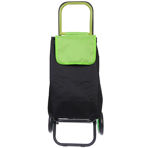 Тележка хозяйственная с сумкой (932538см, колеса 16см,грузоподъемность до 30 кг) салатовая DC307_3