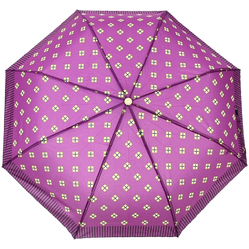 Зонт женский полуавтомат Канада, микс 6 цветов, 8 спиц, d-100см, длина в слож виде 30см_11