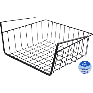 Корзина металлическая подвесная "ФАРГО", цвет черный, 32*23*14см (лейбл)✦